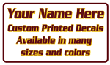 Oval Decal Designer - Click Here To Get Started!