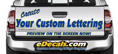 Create Custom Truck, Boat, Bike & Racing Decal Kits | eDecals.com